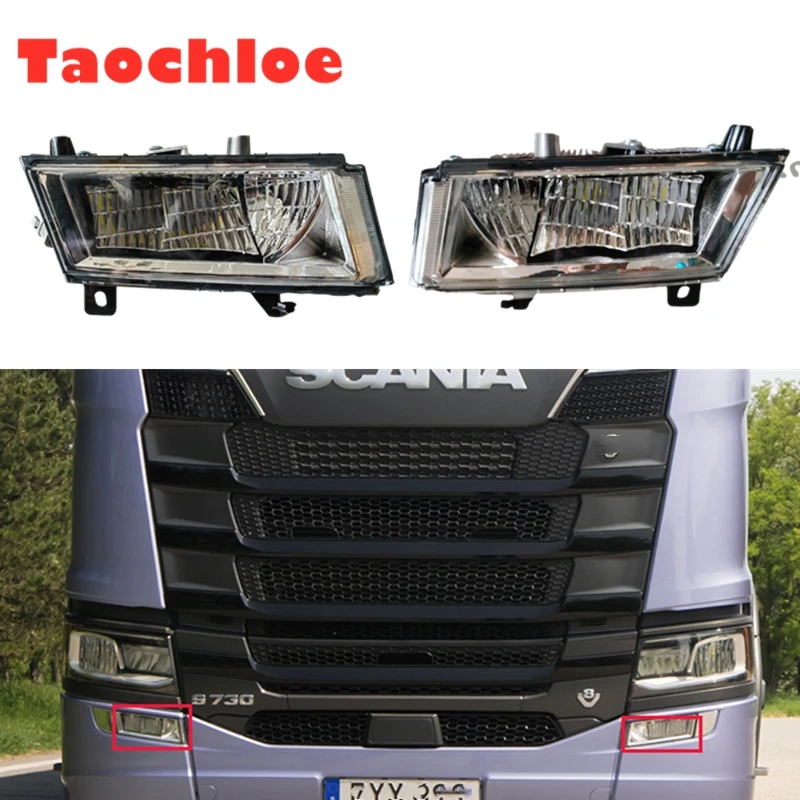 

led fog lights For Scania R650 G500 S730 S500 P500 truck led fog light 24V 2552715 2552718 RH 2552717 2552714 LH