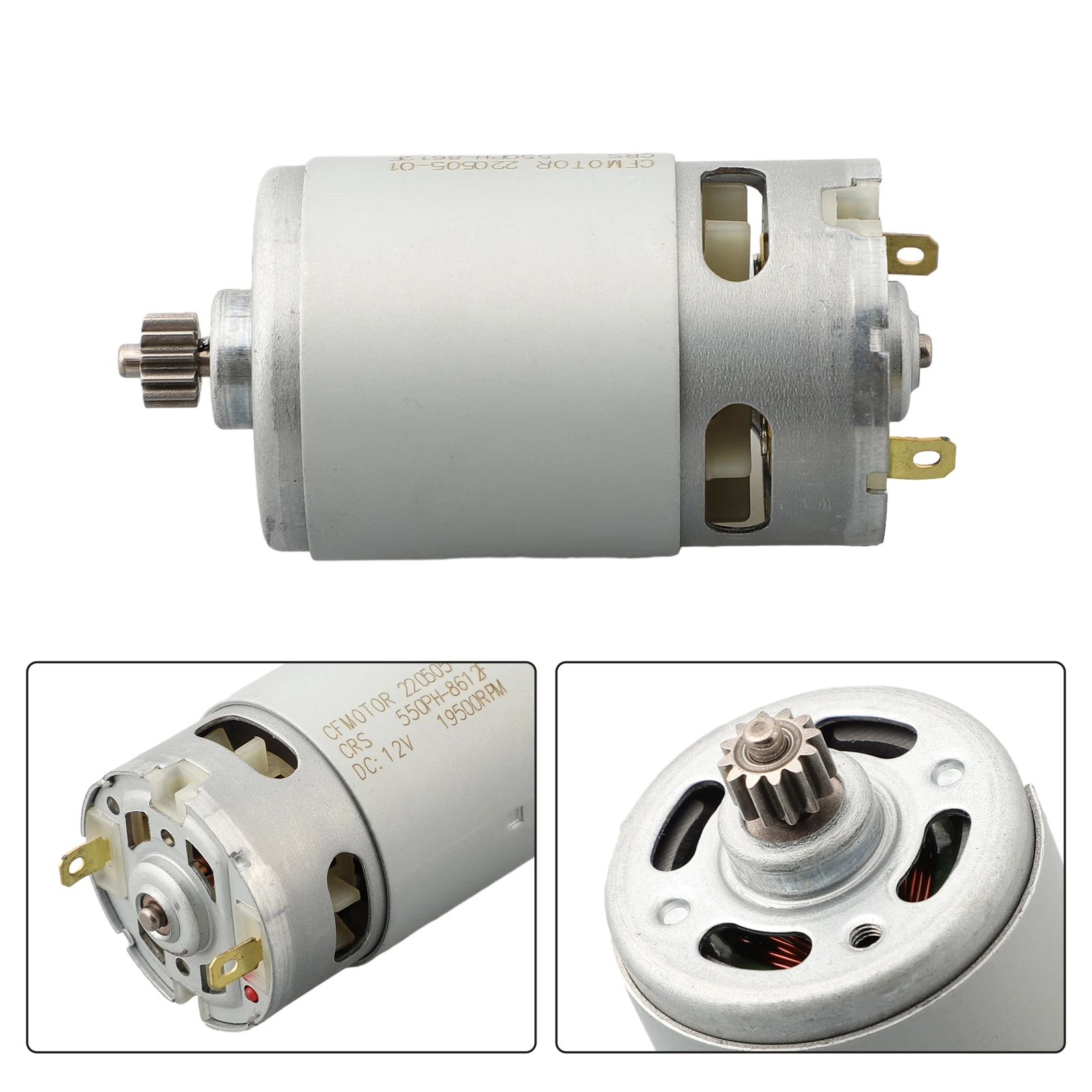 1шт 318244 Двигатель 12 зубов 9 6 В 10 5 мм RS-550VC-8022 для DS12DVF3 FDS12DVA FDS9DVA Аксессуары