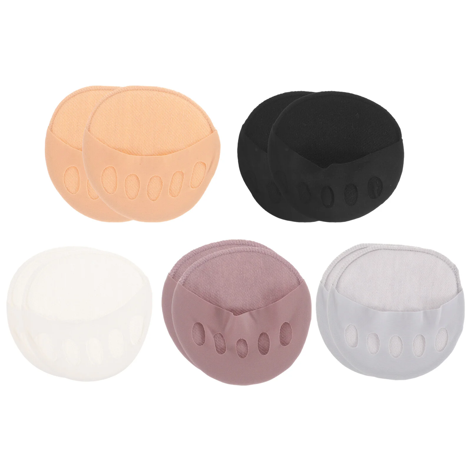 High Heel Heels Toe Socks Non-slip Half Summer Women Girl Invisible Forefoot Palm Low Show