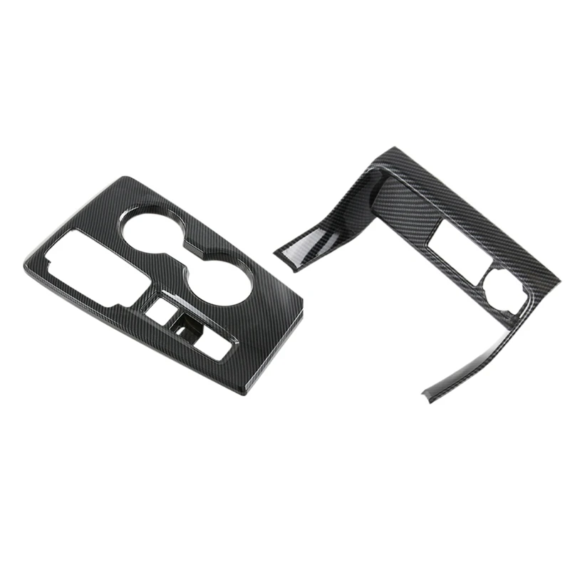 

2Pcs For 2022 Eleventh Generation Civic Central Control Gear Frame,Automobile Gear Decorative Frame, Interior Trim Parts