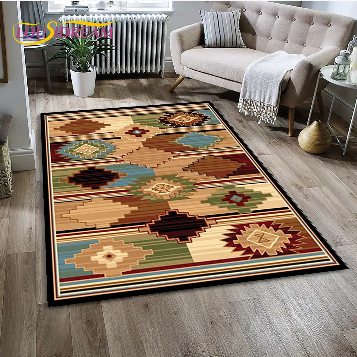

Bohemia Nordic Persia Series Area Rug,Carpet Rug for Home Living Room Bedroom Sofa Doormat Kitchen Decor,kids Non-slip Floor Mat