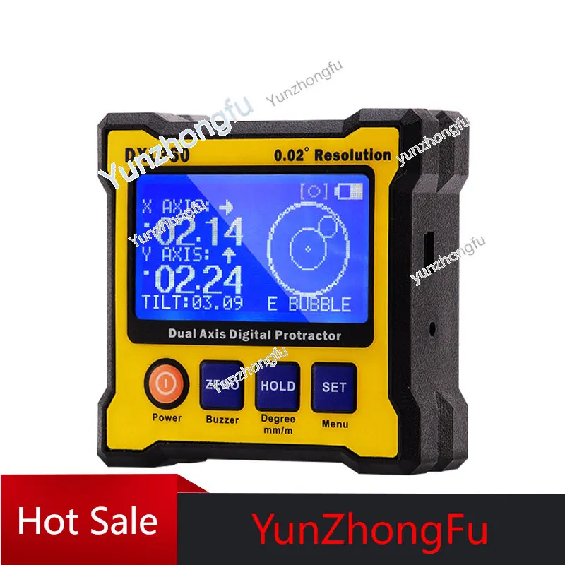 

Dual-Axis Electronic Level Ruler with Magnetic Angle Meter Box High Precision Digital Inclinometer Angle Gauge Dxl360