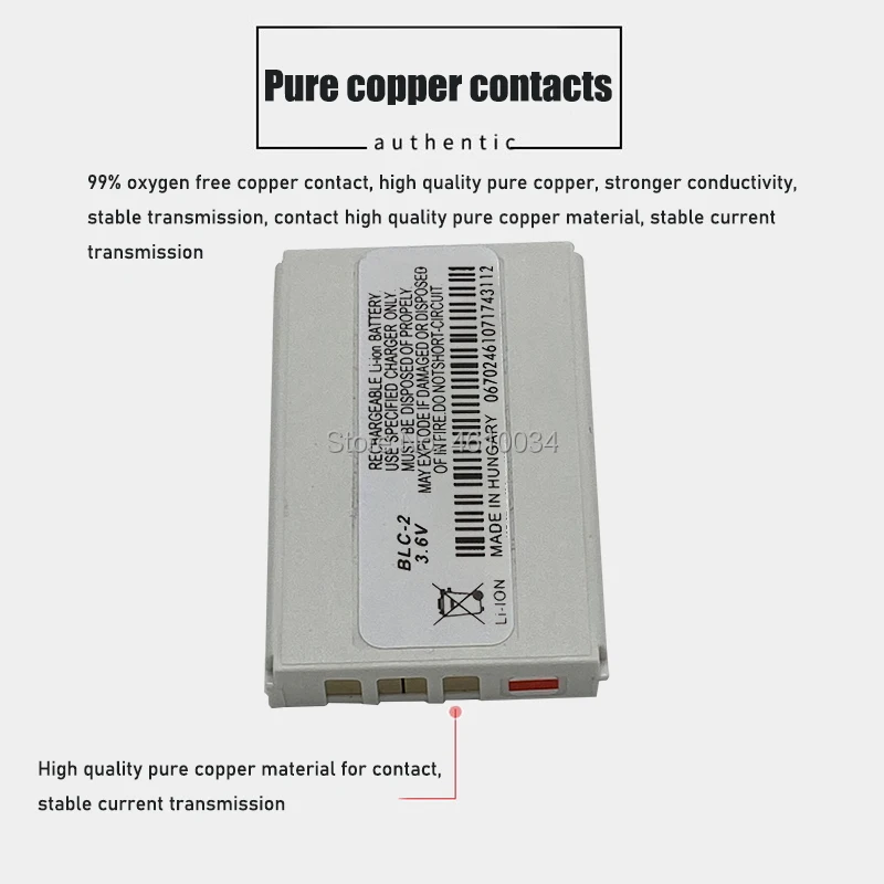high quality 3 6v 800mah blc 2 blc2 blc 2 batteries replacement mobile phone battery for nokia 3310 3330 3410 3510 3315 3350 free global shipping
