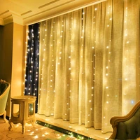 led string lights can be remote controlled usb curtain lights eight functions 3m room decoration star lights fairy lights