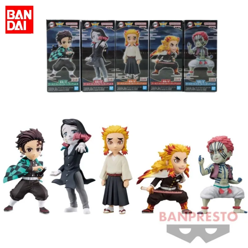 

Bandai Original Demon Slayer Anime Figure WCF vol.8 Enmu Akaza Action Figure Toys For Kids Gift Collectible Model Ornaments