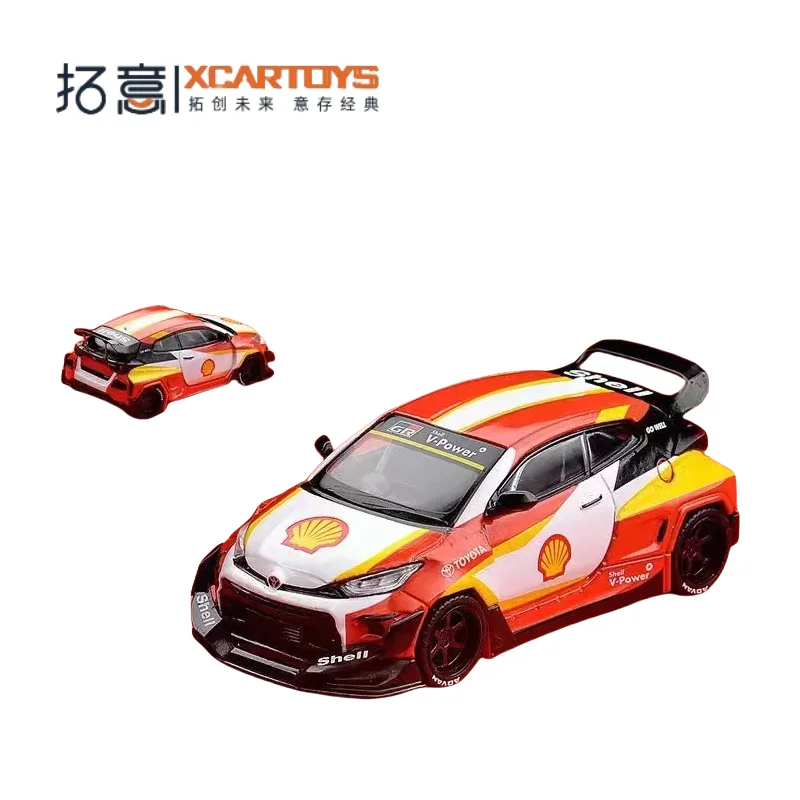 XCARTOYS 1:64 POPRACE SHELL Toyota Yaris Honda FL5 Volkswagen Golf Shell литый под давлением модель автомобиля из