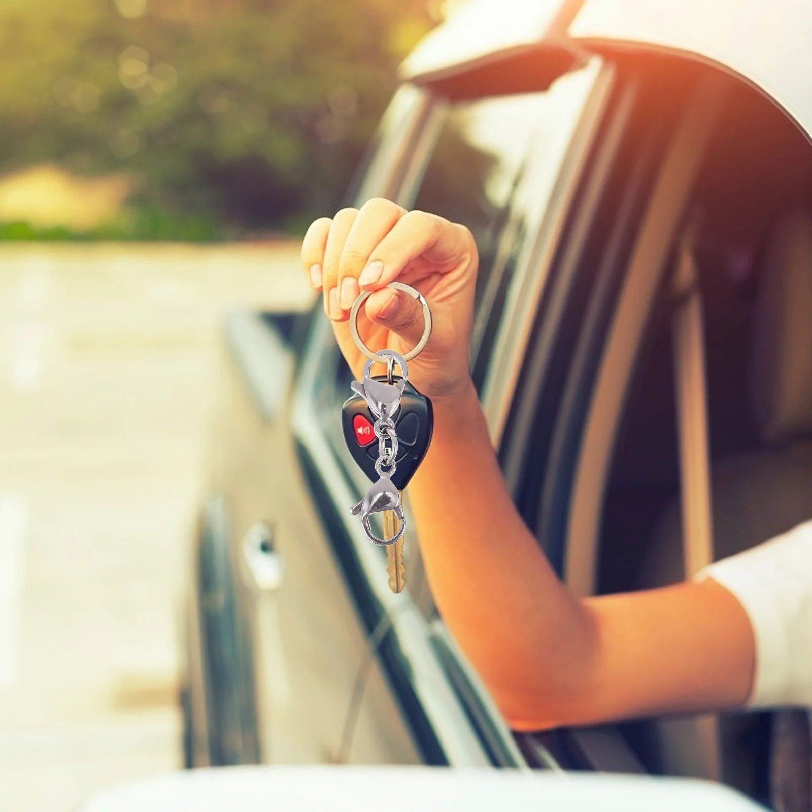 Двойной детский брелок из нержавеющей стали