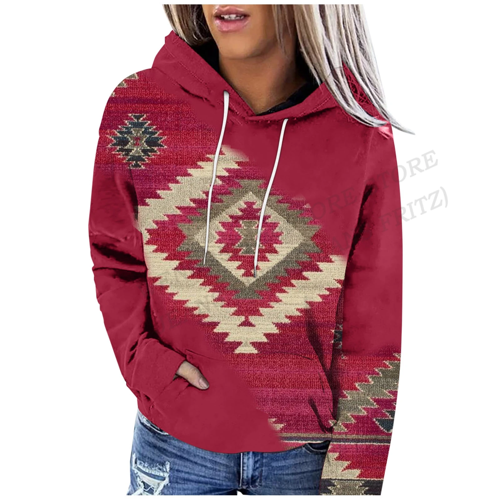 

Осенняя Женская толстовка с длинным рукавом, универсальная свободная Короткая Толстовка с 3D геометрическим принтом и длинным рукавом, модная повседневная толстовка в стиле ретро