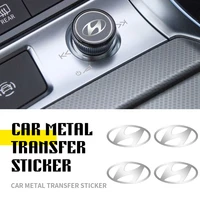 10pcs metal car body sticker custom emblem decor auto accessories for hyundai i10 i30 tucson accent i20 ix20 ix30 ix35 solaris