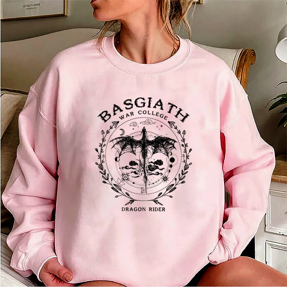 Винтажная Толстовка Basgiath с надписью War Университетская и изображением золотого