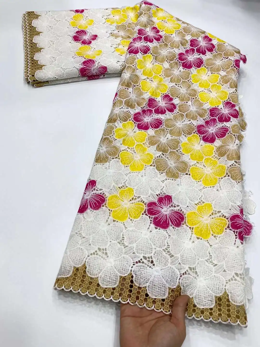 

Красная французская Тюлевая кружевная ткань с блестками для жениха 5 ярдов 2022 Высококачественная нигерийская кружевная ткань Африканская ...