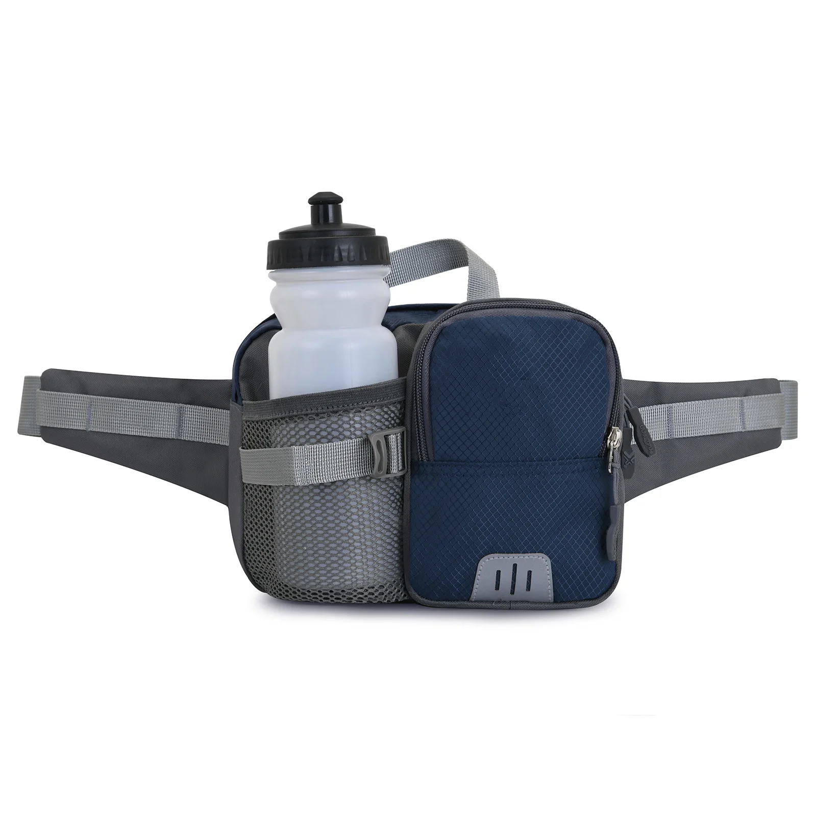 Outdoor Sports Waist Pack with Water Bottle Holder Bum Bag Waist Pouch  Hiking Cycling Running