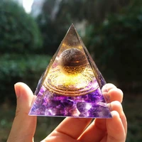 tree of life crystal energy pyramid gather wealth prosperity peridot healing gem stone energy chakra decor