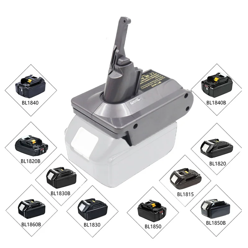 Конвертер dawupine MT18V8 может использоваться для Makita 18 в литий-ионная батарея BL1860 BL1850