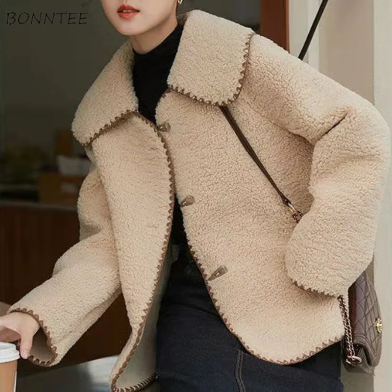 

Jackets Women Loose Student Lovely Cozy Fashion Sweet Autumn Minimalist New Arrival Ins Popular Casual Outwear Temper Harajuku