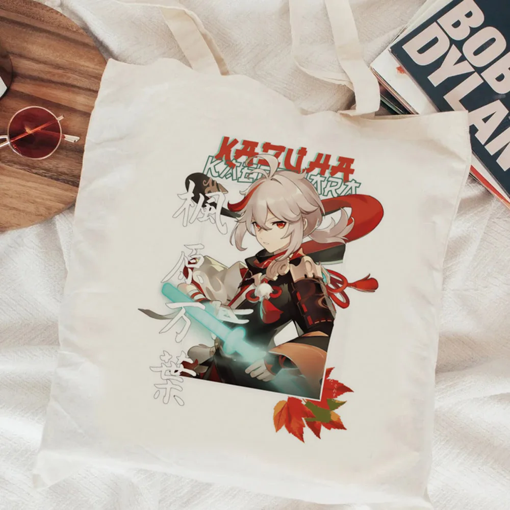 Сумка для покупок Genshin Impact многоразовая женская сумка складная Сетчатая