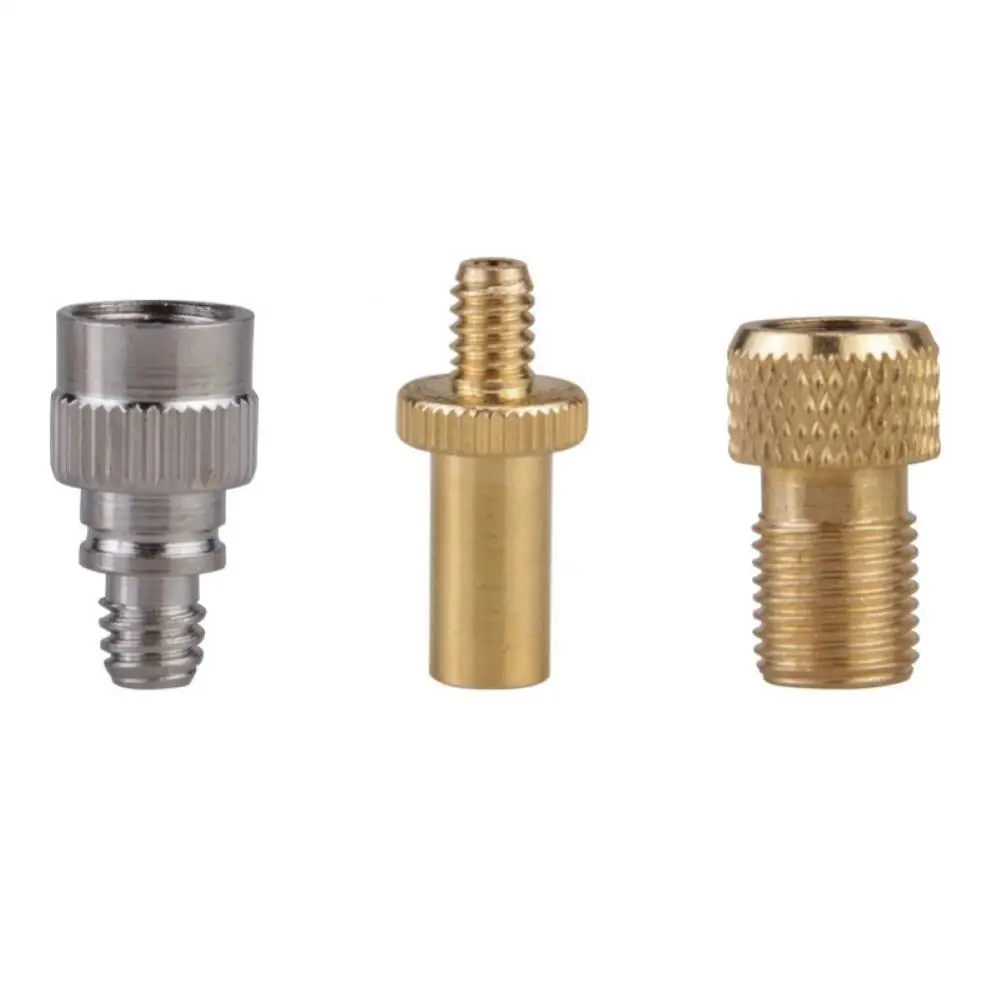 

Bicycle Valve 3Pcs/Set Bike Air Pump Valve Adapter French to American Convert Wheel Gas Nozzle Bicycle Accessories