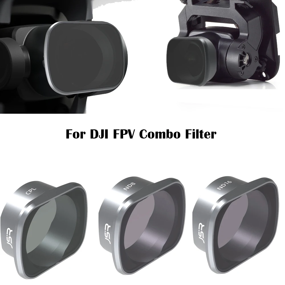 

For DJI FPV Combo Filter Drone UV/CPL/NDPL4/8/16/32 Set Neutral Density Polar Filters Kit Camera Accessories Quadcopter 6pcs/8pc