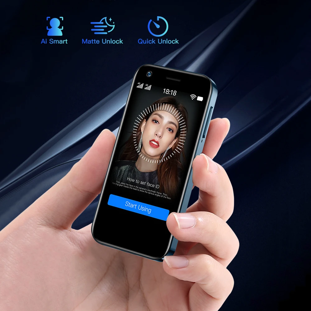 SOYES XS12 4G LTE Small Smartphone 3GB RAM 64GB ROM With 2000mAh WIFI Hotspot 13MP Camera Android 10.0 MINI Mobile Phone