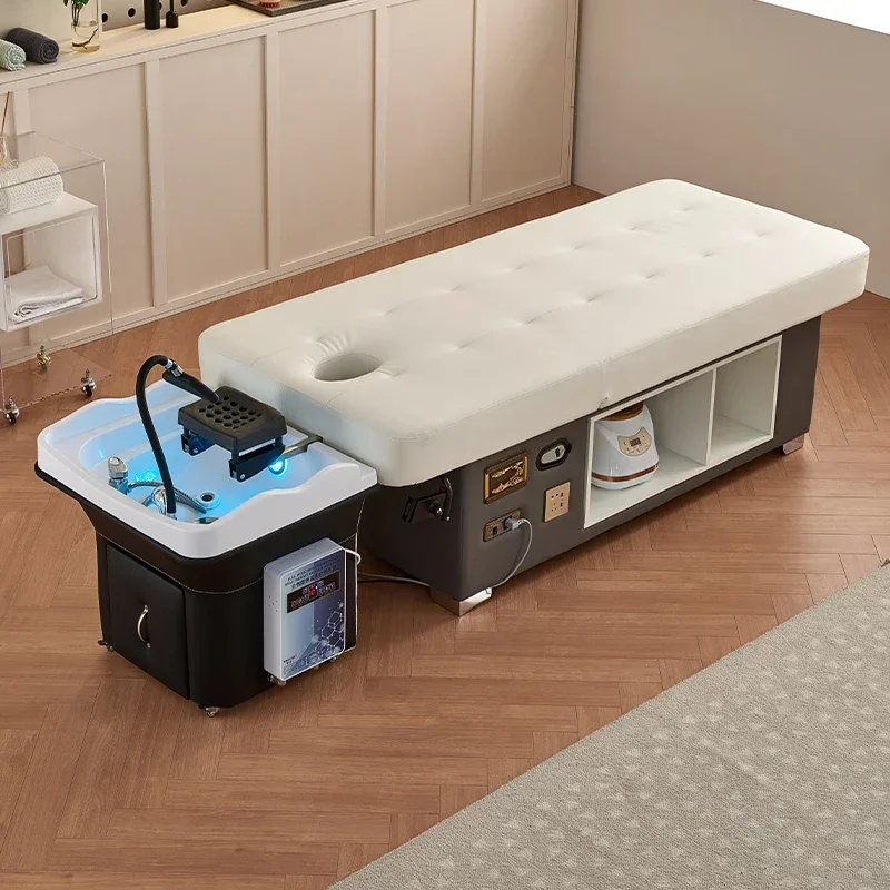 Лечение головы Фумиграция Спа-машина Мобильный шампунь Бассейн Салон красоты