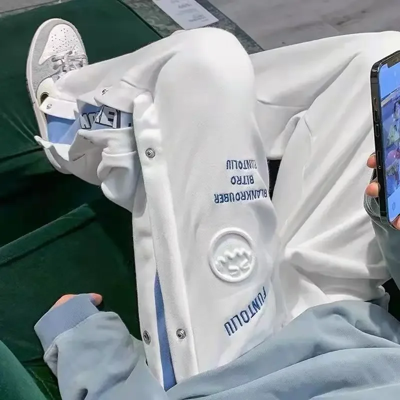 Модные студенческие повседневные брюки в корейском стиле для мальчиков