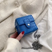 stone pattern mini box pu leather cell phone sling crossbody sling bag for women 2022 cute kawaii shoulder handbags and purses