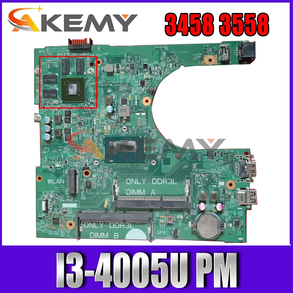 

Материнская плата для ноутбука Dell Inspiron 14216 3458, 3558-1, 1xvkn, 14216 протестирована