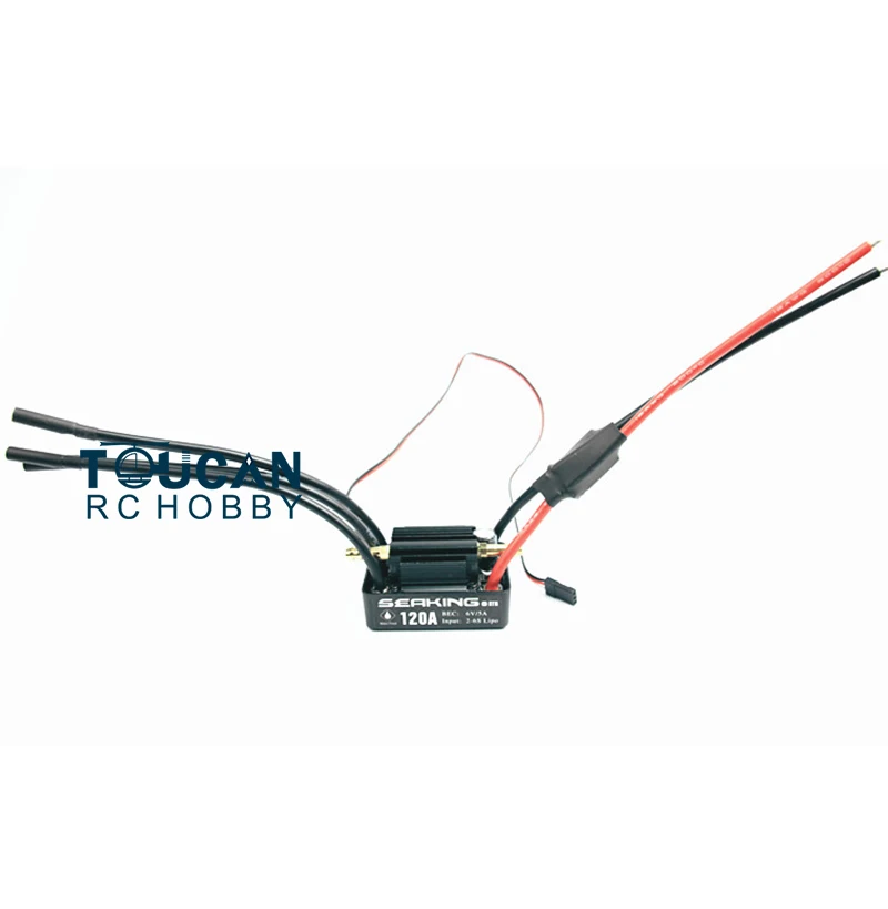 

Hobby Wing Sea King 120A ESC RC Part for Electric Racing RC Boats DIY Model E32 H750 E36 E51 TH02824-SMT8