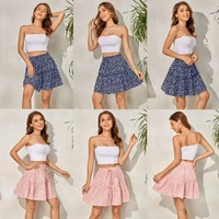 summer floral print short skirts women 2022 new fashion casual plus size high waist skirt female boho beach sexy mini skirt