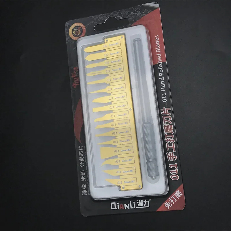 Qianli 011 лезвия ручной полировки для телефона BGA ЦП Съемный нож Открытие ремонта iPhone