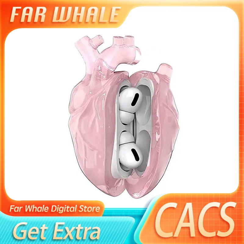 Airpodspro1/2 наушники 3D жидкий силикагель Airpods 3 украшение в виде красного сердца чехол