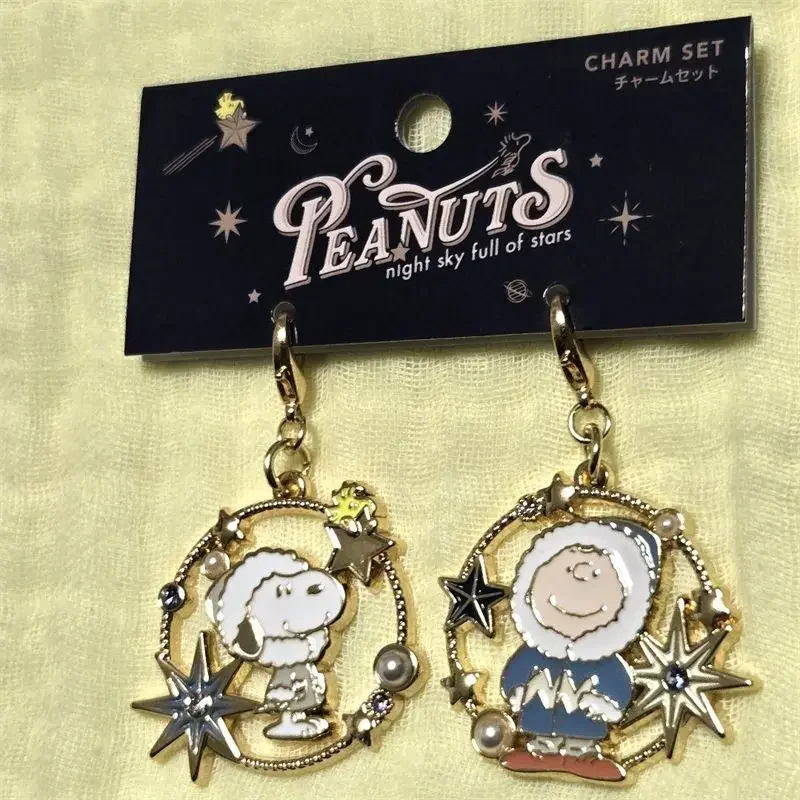 Снупи мультфильм Каваи Чарли Браун металлический модный кулон аксессуары эмаль