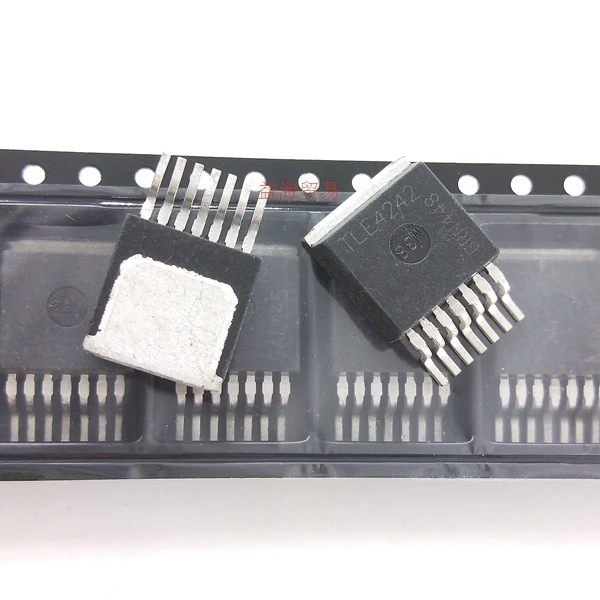 

10PCS/LOT FREE SHIPPING TLE4242G TLE4242 LED driver chip TO-263