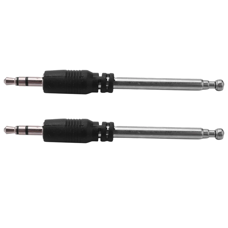 

RISE-2X Radio Antenna 3.5Mm 4 Sections Telescopic FM Antenna Radio For Mobile Cell Phone Mp3 Mp4 Audio Equipment