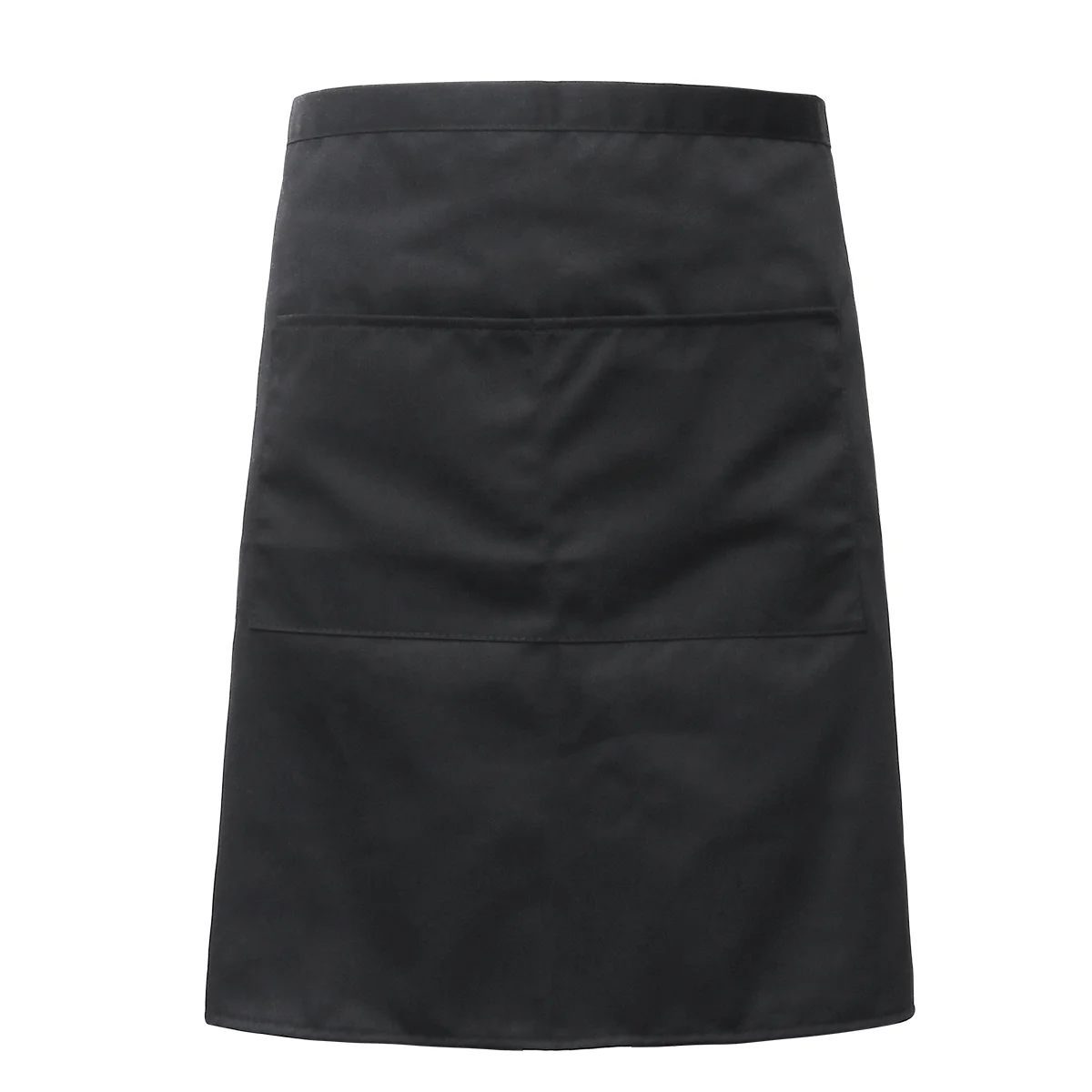 

Apron Apronspockets Cheffor Kitchen Bib Waist Waitress Men Black Unisex Short Uniform Sun Redemption Cooking Pocket Server Bbq