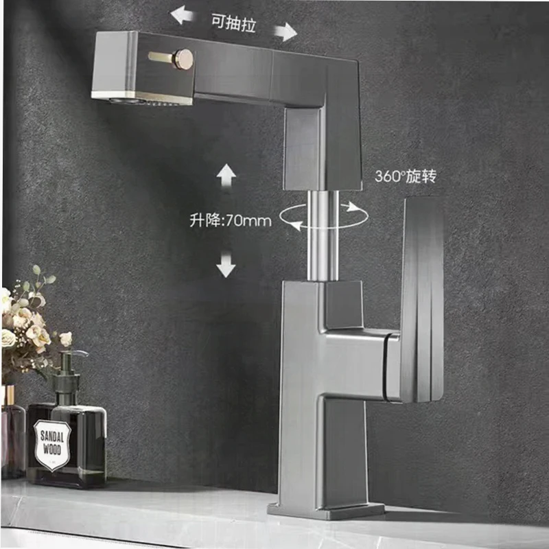 Интеллектуальный цифровой дисплей светодиодный смеситель для раковины