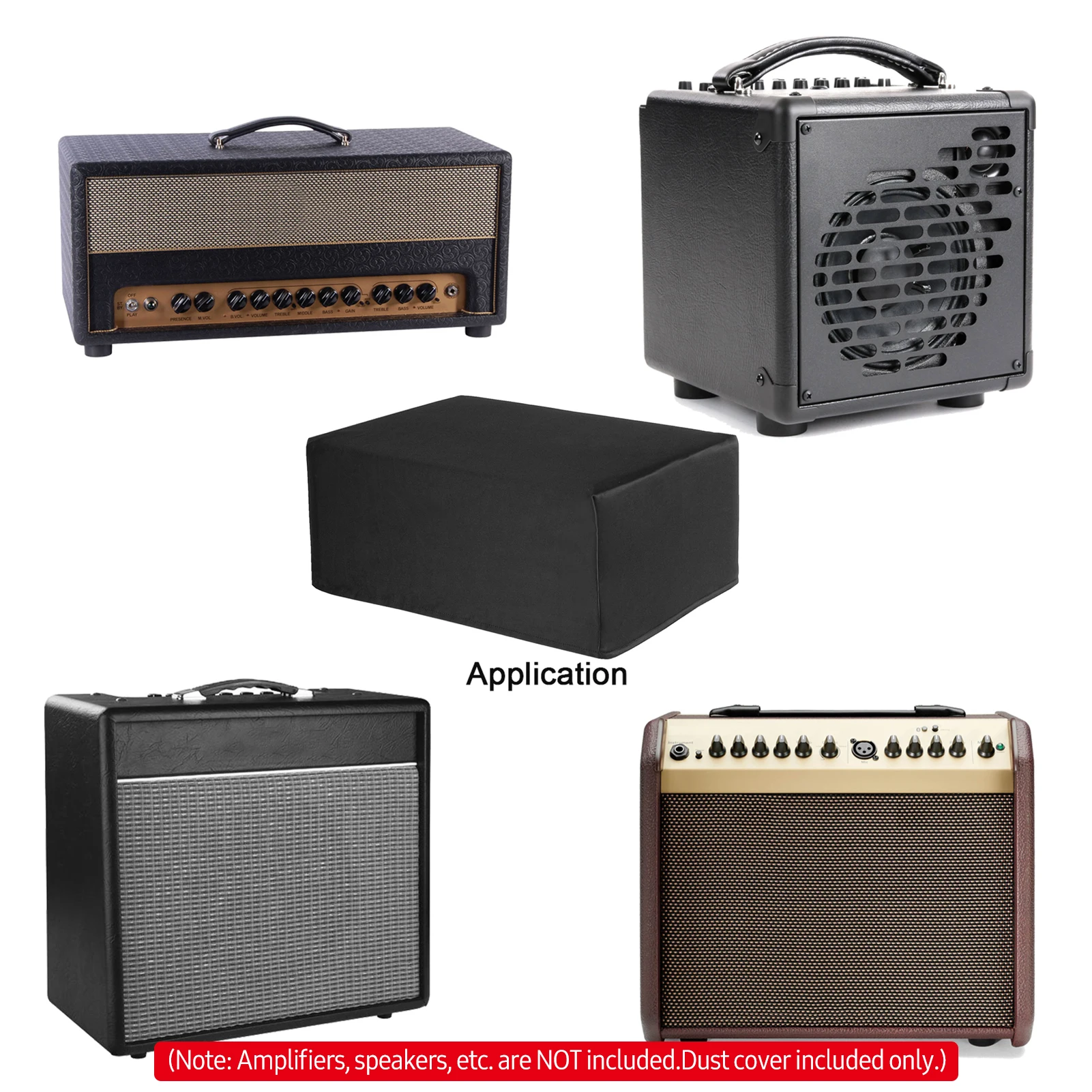 Пылезащитный чехол для усилителя гитары эластичный молочный Шелковый