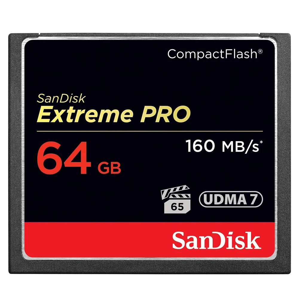 32 Гб 64 компактная флэш-карта оригинальная SanDisk Extreme PRO UDMA7 128 ГБ 256 памяти CF карта
