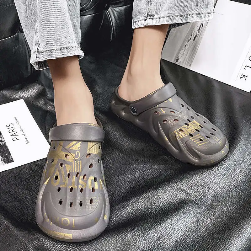 

Leather Shoes Size 8.5 Men's Slip-Flops Height Increasing Men Sandals Leather Luxury Runers Flip Flops On The Platform Tennis