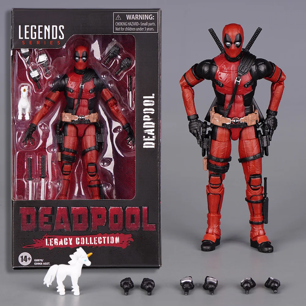 Фигурка героя Marvel Legends Дэдпул 6-дюймовая игрушка премиум класса 15 5 см с шарнирными