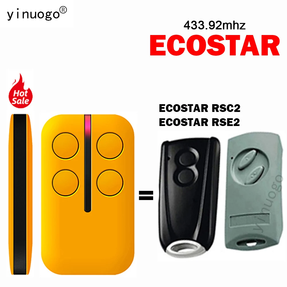 

ECOSTAR RSC2 Gate Remote Control ECOSTAR RSE2 Garage Remote Control Electric Gate Control Handheld Wireless Transmitter 433mhz
