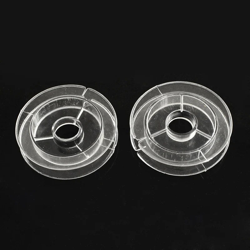 

NBEADS 20 шт. пластиковые катушки колесо прозрачные 50x10 мм