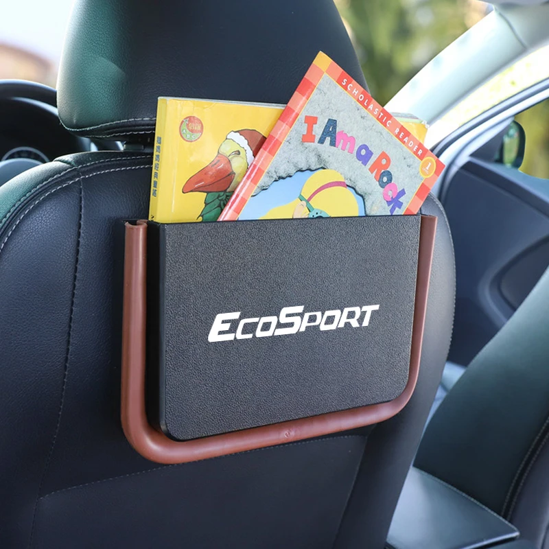 

Car rear seat storage box trash can organizers For Ford Ecosport Fiesta Focus Fusion kuga Mustang Ranger Smax auto parts