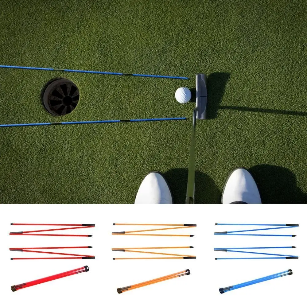 

Collapsible Golf Alignment Sticks Folding Improve Golf Level Golf Practice Rods Easy To Use Lightweight
