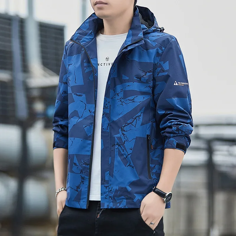 Мужская уличная куртка для альпинизма повседневная со съемной подкладкой и