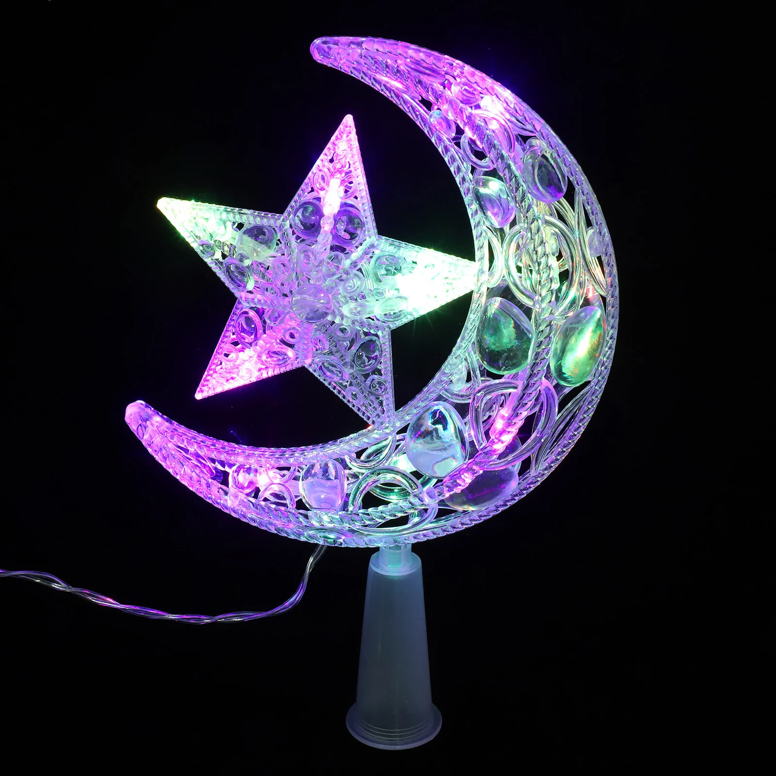 

Christmas Tree Decoration Party Supplies LED Xmas Treetop Ornament Topper Ornaments