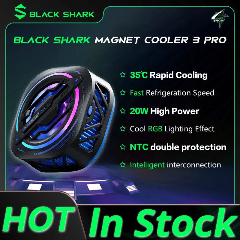 Оригинальный Black Shark magnetic 3 Pro Cooler FunCooler 3 3Pro с RGB ...