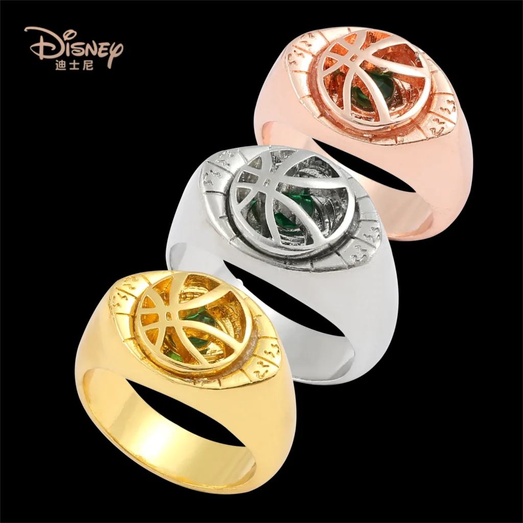 

Superhero Doctor Strange Eye of Agamotto Ring Marvel Jewelry Avengers Cosplay Magic Ring for Men for Party