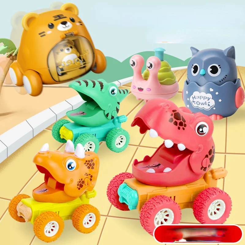 

2022 Новый мультяшный милый автомобиль с котом, новая необычная игрушка, детский пластиковый инерционный игрушечный автомобиль