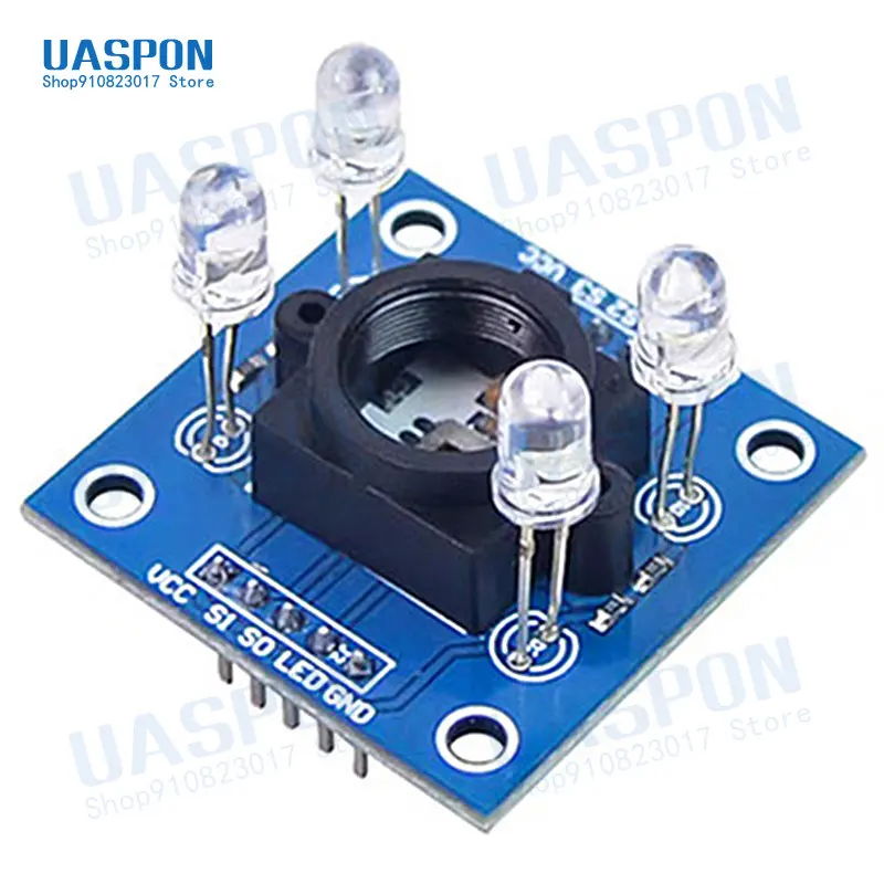 

Детекторный модуль TCS230 TCS3200, датчик распознавания цвета для MCU GY-31, 1 шт.